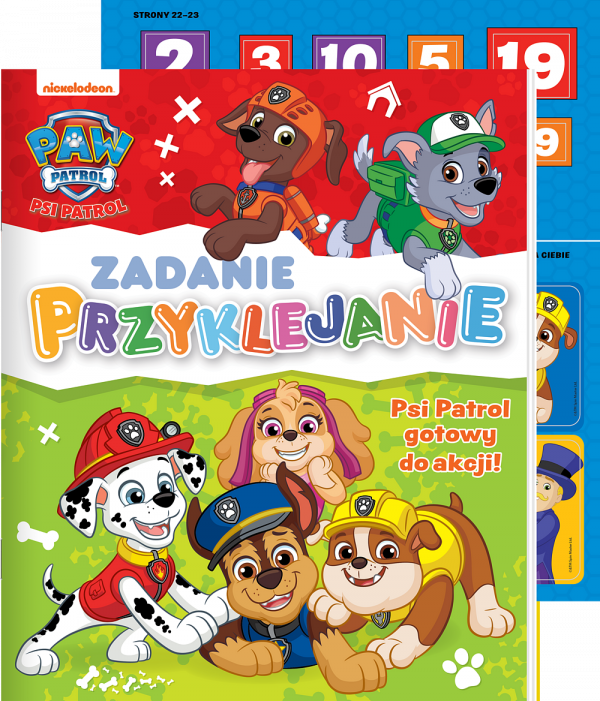 Psi Patrol Zadanie przyklejanie 7 Psi Patrol gotowy do akcji!