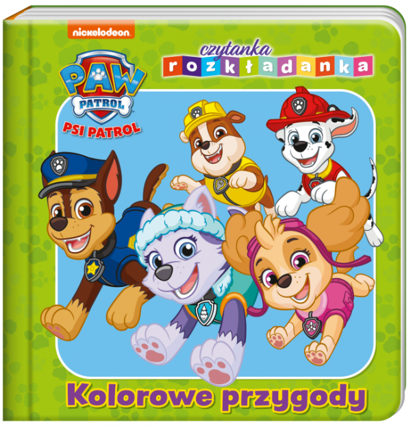 Psi Patrol Czytanka rozkładanka 1 Kolorowe przygody