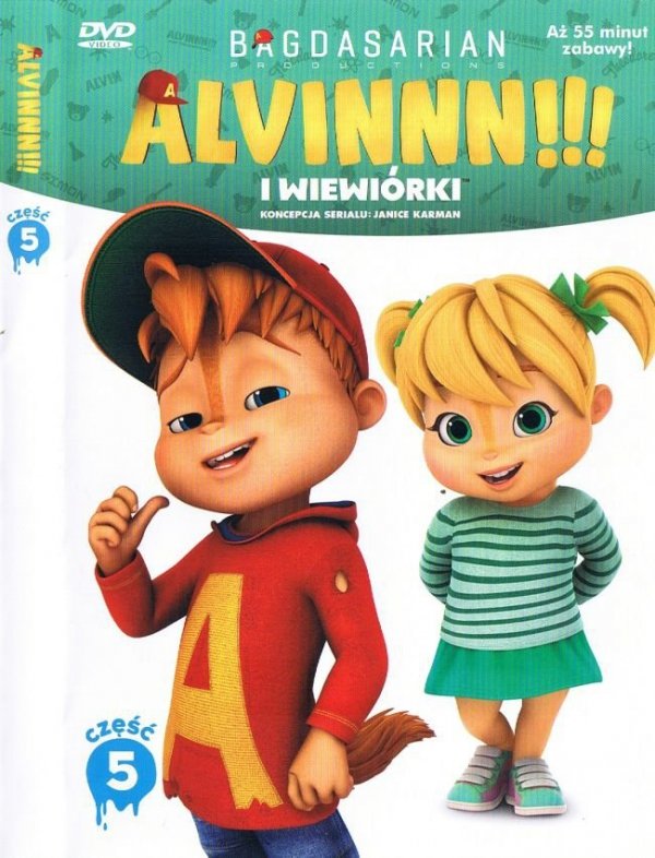 Alvin i wiewiórki Kolekcja filmowa 5 (DVD)