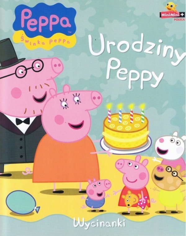 Świnka Peppa Urodziny Peppy Wycinanki