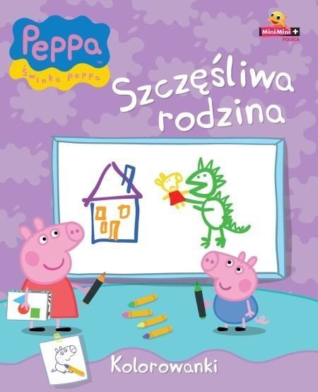 Świnka Peppa Szczęśliwa rodzina Kolorowanki