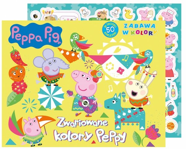 Świnka Peppa Zabawa w kolory 7 Zwariowane kolory Peppy
