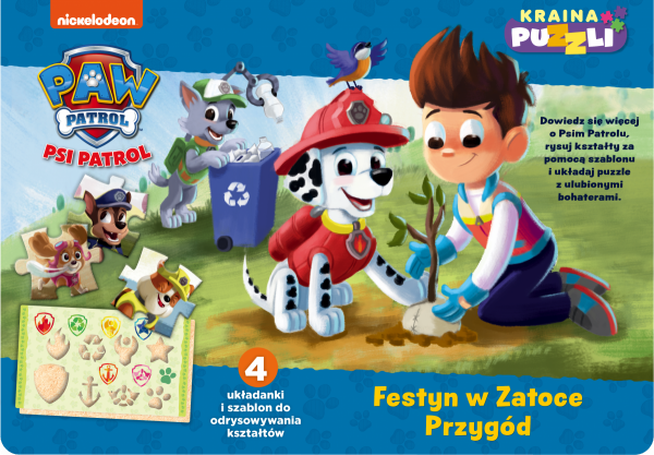 Psi Patrol Kraina puzzli 4 Festyn w Zatoce Przygód