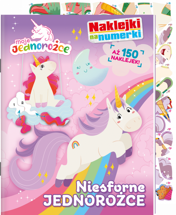 Moje Jednorożce Naklejki na numerki 2 Niesforne jednorożce