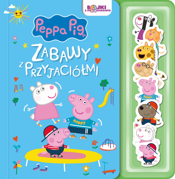 Świnka Peppa Bajki z magnesami 2 Zabawy z przyjaciółmi