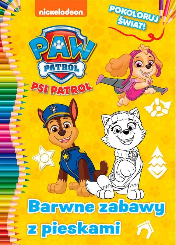 Psi Patrol Pokoloruj świat 4 Barwne zabawy z pieskami