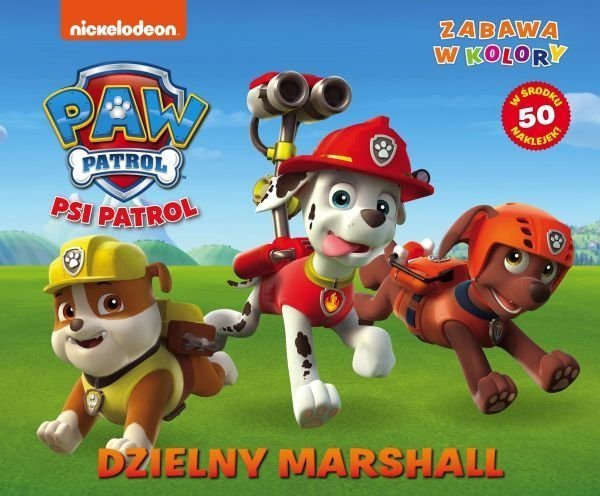 Psi Patrol Zabawa w kolory 2 Dzielny Marshall