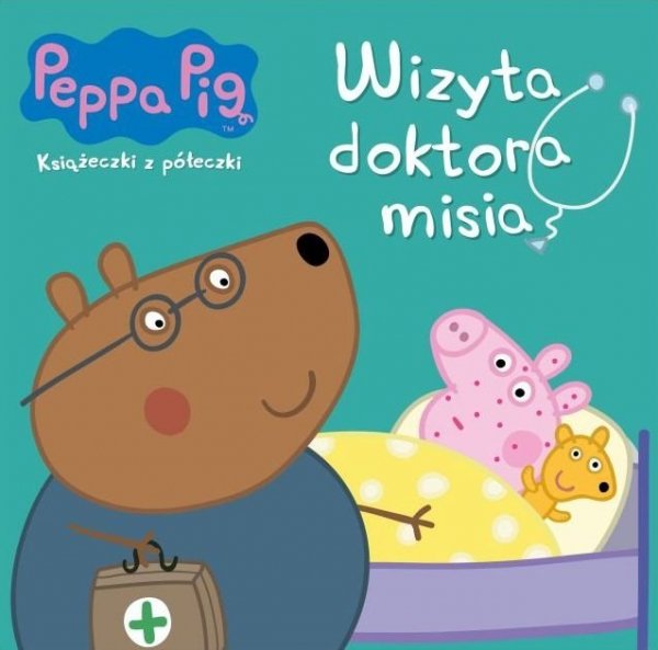 Świnka Peppa Książeczki z półeczki 68 Wizyta doktora misia