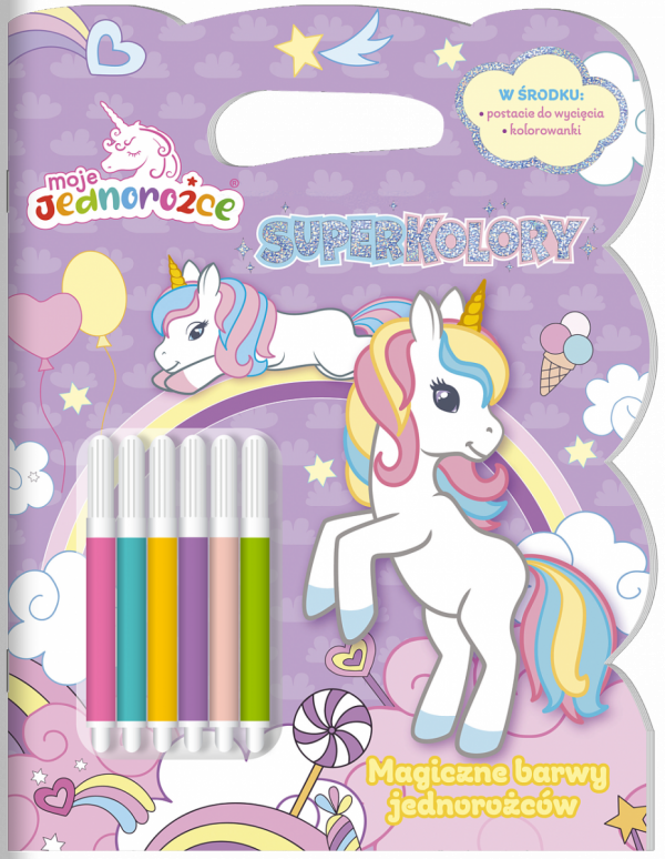 Moje Jednorożce Superkolory 3 Magiczne barwy jednorożców