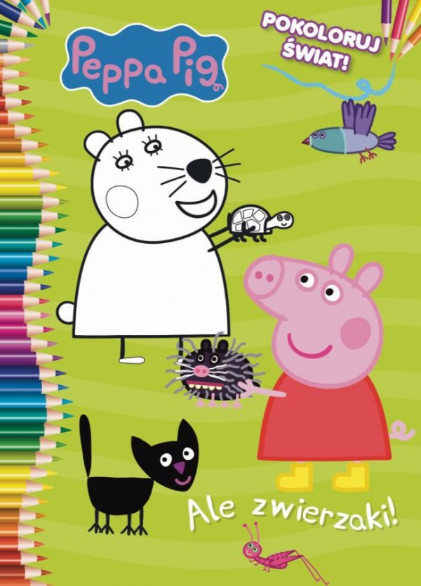 Świnka Peppa Pokoloruj świat! 4 Ale zwierzaki!