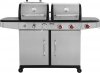 GRILL 2W1, GAZOWY + WĘGLOWY, STAL NIERDZEWNA, 8,2KW YATO YG-20030 