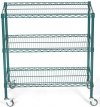 Wózek antybakteryjny noMICRO siatkowy 3-półkowy 61x122x100 cm ULTRA POWER