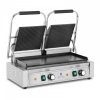 Grill kontaktowy - płyta ryflowana i gładka - Royal Catering - 3600 W ROYAL CATERING 10011990 RCPKG-3600-M