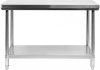 STÓŁ CENTRALNY SKŁADANY Z PÓŁKĄ 1200×700×H850mm YATO YG-09011 YG-09011