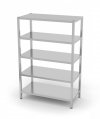Regał magazynowy, 5 półek pełnych 900 x 500 x 1800 mm POLGAST 335095 335095