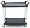 Stal nierdzewna Wózek do Serwowania - 2 Plastikowe Półki - 103 x 50,5 cm Maxima 09507004 8720783972470