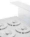 Dystrybutor do lodów | witryna do lodów | konserwator | retro | 6 tub | okrągłe kuwety | 1063x670x895 mm | GELATO POZETTI 6 BEIGE