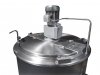 Kocioł warzelny parowy z grzaniem pośrednim | opcja mieszadła | 500 l | maks. zużycie pary ~170 kg/h | 1290x1240x1180 mm | RQK-501NR