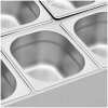 Ekspozytor na pojemniki GN 6 GN 1/6 11.4l Royal Catering RCPN-06 10012755 4062859104496