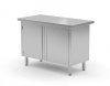 Stół centralny przelotowy z drzwiami na zawiasach 1200 x 700 x 850 mm POLGAST 128127P 128127P
