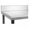 Stół roboczy - 120 x 60 cm - stal nierdzewna - rant ROYAL CATERING 10010490 RCAT-120/60-S