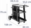 Wózek spawalniczy 3 poziomy 65kg STAMOS S-WECA-1 10020122 4260223027956                            
