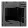 Szafa metalowa skrytkowa - 18 szafek - zamykana - 200 kg FROMM STARCK 10260388 STAR_MCAB_42