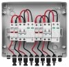  Skrzynka przyłączeniowa z ochroną przeciwprzepięciową do systemu fotowoltaicznego - typ 2 - 2 wejścia / 2 wyjścia - 600 V - IP65  MSW 10062624 MSW-WPD-PVDC600 2/2