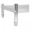 Stół roboczy - 200 x 60 cm - stal nierdzewna ROYAL CATERING 10010494 RCAT-200/60