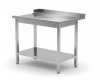 Stół wyładowczy do zmywarek z półką - prawy 1100 x 700 x 850 mm POLGAST 237117-P 237117-P