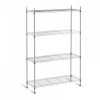 Regał metalowy - druciany - 350 x 900 x 1370 mm - chromowany ROYAL CATERING 10011228 RCMR-1370P19