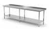 Stół przyścienny z półką 2700 x 700 x 850 mm POLGAST 103277-6 103277-6