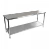 Stół roboczy - 200 x 60 cm - stal nierdzewna ROYAL CATERING 10010494 RCAT-200/60