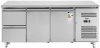  Stół chłodniczy - 417 l - 2 x GN 1/2 + 2 komory - 179 x 70 cm - Royal Catering 10013232 RCS-417D