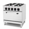 Kuchnia gazowa z piekarnikiem gazowym | 4-palnikowa | 28 kW | 800x700x850 mm