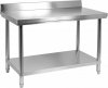 STÓŁ PRZYŚCIENNY Z PÓŁKĄ  SKŁADANY 1000×600×H850+100 mm YATO YG-09021 YG-09021