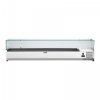 Nadstawa chłodnicza - 9 x GN 1/3 - 200 x 39 cm - szklana osłona ROYAL CATERING 10010942 RCKV-200/39-G9
