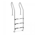 Drabinka do basenu - 3 stopnie - stal nierdzewna - 1600 mm UNIPRODO 10250269 UNI_POOL_LADDER_1600