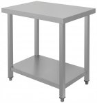 STÓŁ GASTRONOMICZNY ROBOCZY 80 X 50 CM Z PÓŁKĄ YATO YG-08990 