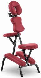 Składane krzesło do masażu -  czerowne PHYSA 10040441 PHYSA MONTPELLIER RED