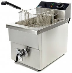 Frytownica Elektryczna 12L KRAN 3250W Frytkownica Gastronomiczna HKN-FT12N