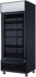Witryna chłodnicza przeszklona czarna 660L Szron LG660BFM BLACK 5905440407899