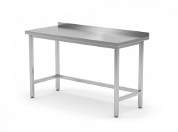 Stół przyścienny wzmocniony bez półki 400 x 600 x 850 mm POLGAST 102046 102046