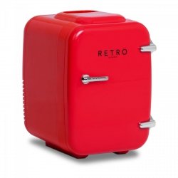 Mini lodówka - samochodowa - 4 l - czerwona - termostat BREDECO 10080082 BCMF-4L-S