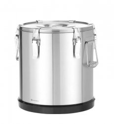 Termos ze stali nierdzewnej do transportu żywności, HENDI, Kitchen Line, 25 l, 25L, srebrny HENDI 707531 707531