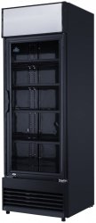 Witryna chłodnicza przeszklona czarna 382L Szron LG 382BF BLACK 5905440407851