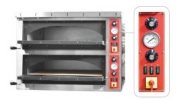 PIEC DO PIZZY 2-KOMOROWY 400V INVEST HORECA G-ML44 G-ML44