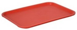 Taca do serwowania z rantem czerwona 45,5×35,5cm Fast Food Szron 1418FF R 5902175813568