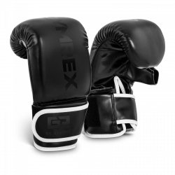 Rękawice bokserskie do treningu na worku - 10 oz - czarne GYMREX 10230064 GR-BG 10PB