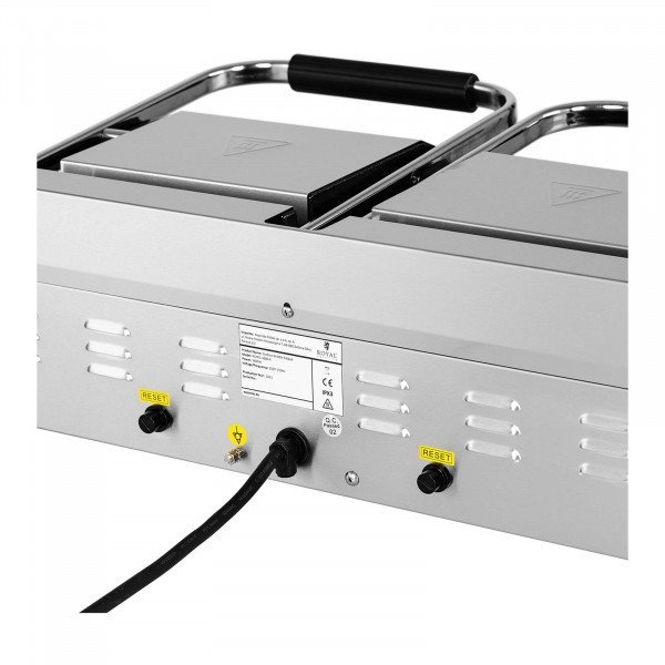 Grill kontaktowy - 3600 W - ryflowany ROYAL CATERING 10011989 RCPKG-3600-R